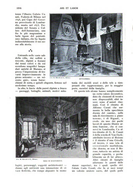 Ars et labor rivista mensile illustrata