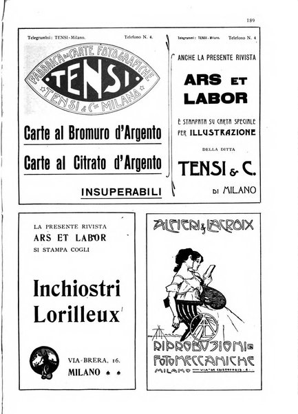 Ars et labor rivista mensile illustrata