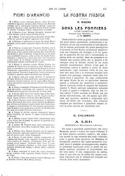 Ars et labor rivista mensile illustrata