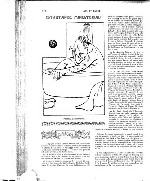 Ars et labor rivista mensile illustrata