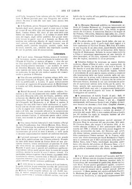 Ars et labor rivista mensile illustrata