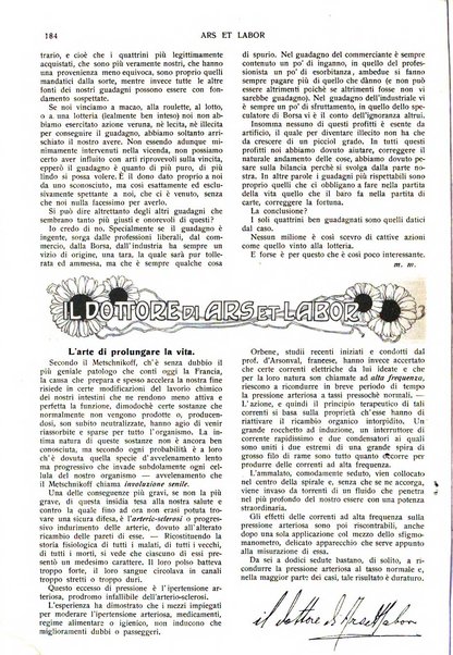 Ars et labor rivista mensile illustrata