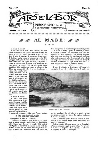 Ars et labor rivista mensile illustrata