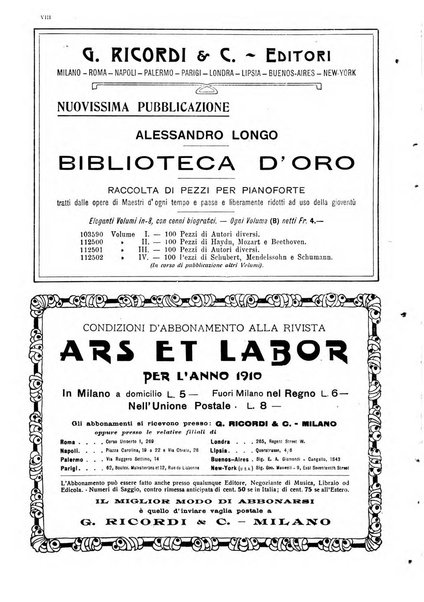 Ars et labor rivista mensile illustrata