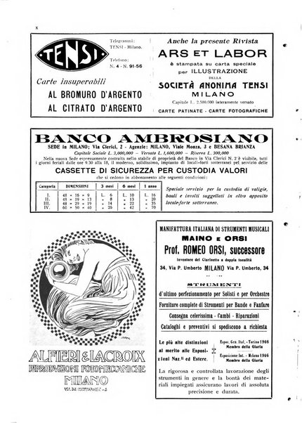 Ars et labor rivista mensile illustrata