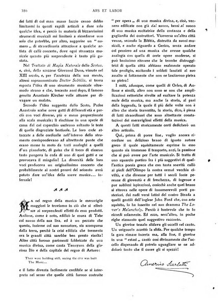 Ars et labor rivista mensile illustrata