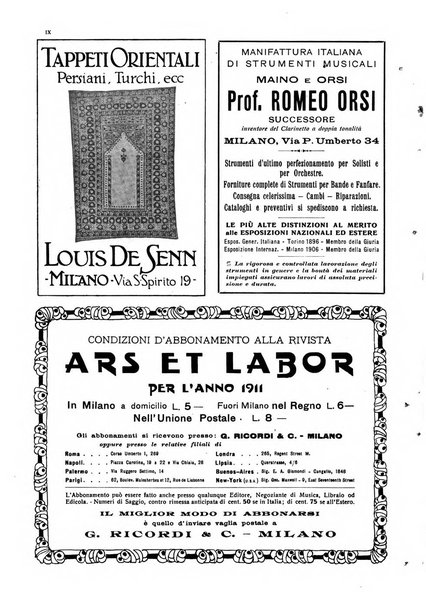 Ars et labor rivista mensile illustrata