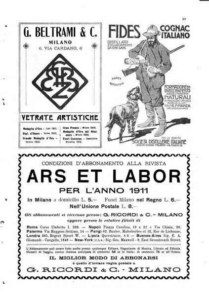 Ars et labor rivista mensile illustrata