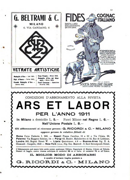 Ars et labor rivista mensile illustrata