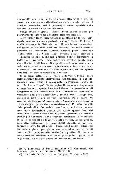 Ars italica rivista mensile di letteratura e d'arte