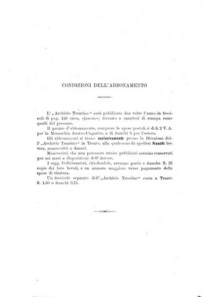 Archivio trentino rivista trimestrale