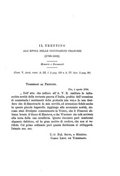 Archivio trentino rivista trimestrale