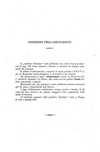 Archivio trentino rivista trimestrale