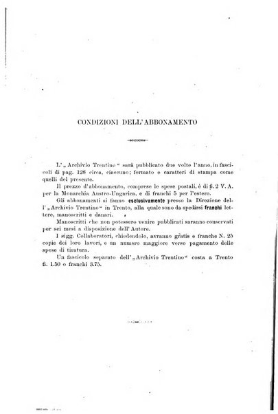 Archivio trentino rivista trimestrale