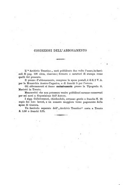 Archivio trentino rivista trimestrale