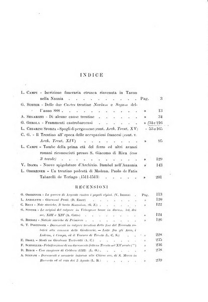 Archivio trentino rivista trimestrale