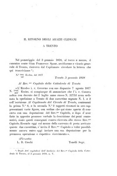 Archivio trentino rivista trimestrale