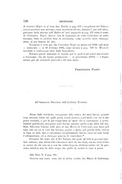 Archivio trentino rivista trimestrale