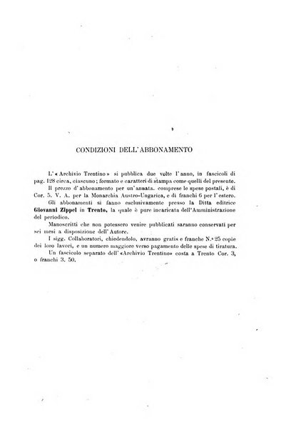 Archivio trentino rivista trimestrale