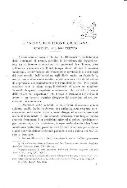 Archivio trentino rivista trimestrale