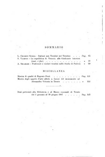 Archivio trentino rivista trimestrale