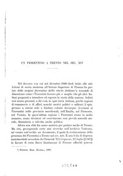 Archivio trentino rivista trimestrale