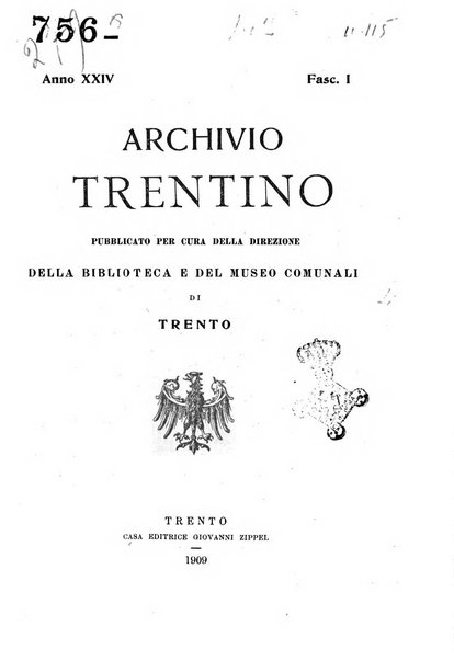 Archivio trentino rivista trimestrale