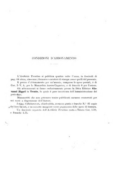 Archivio trentino rivista trimestrale