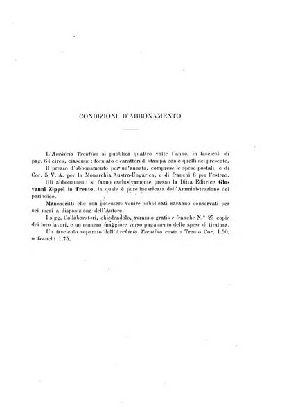 Archivio trentino rivista trimestrale