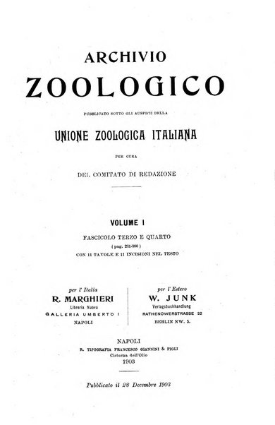 Archivio zoologico