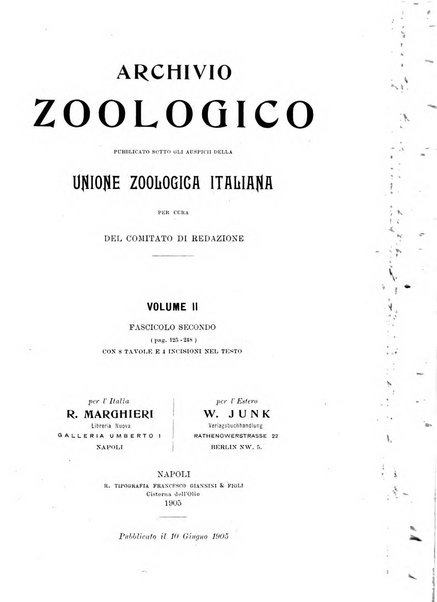 Archivio zoologico