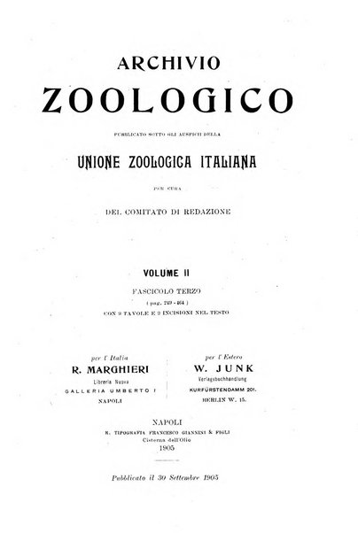 Archivio zoologico