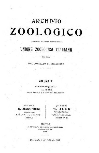 Archivio zoologico