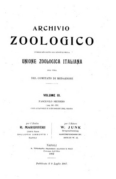 Archivio zoologico