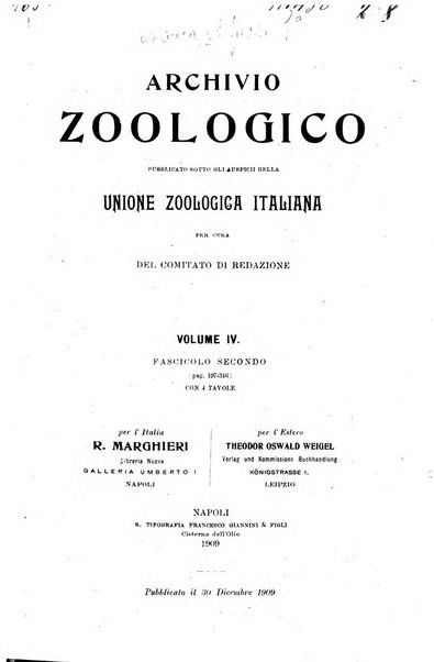 Archivio zoologico