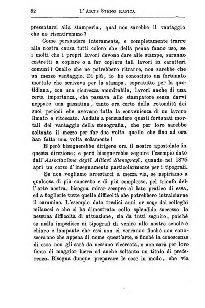 L'arte stenografica organo delle Societa stenografiche di Como, Feltre, Milano ...