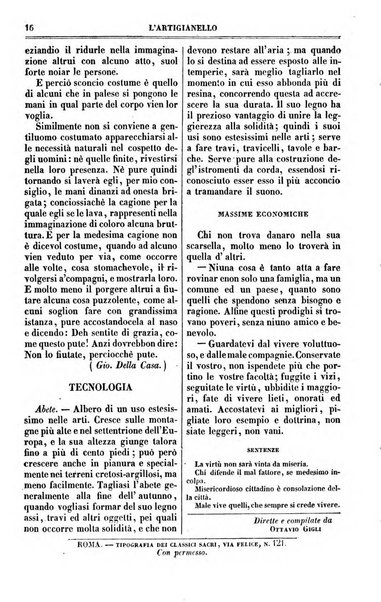 L'artigianello letture morali, religiose ed istruttive per servire alle scuole notturne di religione e alle famiglie