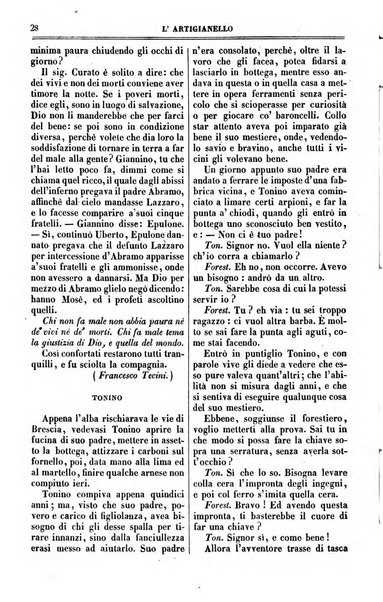 L'artigianello letture morali, religiose ed istruttive per servire alle scuole notturne di religione e alle famiglie