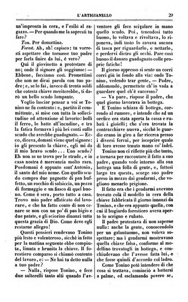 L'artigianello letture morali, religiose ed istruttive per servire alle scuole notturne di religione e alle famiglie