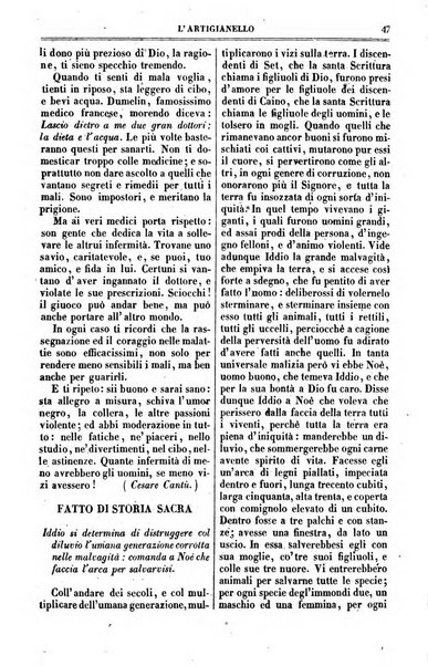 L'artigianello letture morali, religiose ed istruttive per servire alle scuole notturne di religione e alle famiglie