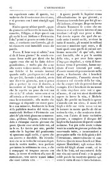 L'artigianello letture morali, religiose ed istruttive per servire alle scuole notturne di religione e alle famiglie