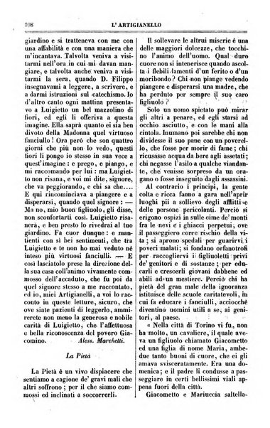 L'artigianello letture morali, religiose ed istruttive per servire alle scuole notturne di religione e alle famiglie