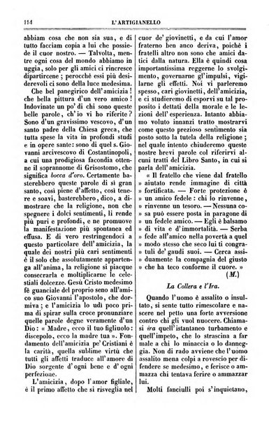 L'artigianello letture morali, religiose ed istruttive per servire alle scuole notturne di religione e alle famiglie