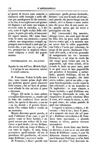 L'artigianello letture morali, religiose ed istruttive per servire alle scuole notturne di religione e alle famiglie