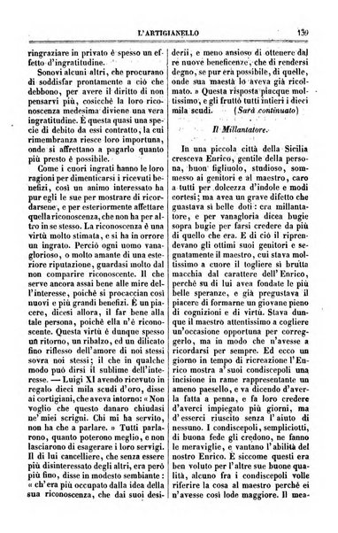 L'artigianello letture morali, religiose ed istruttive per servire alle scuole notturne di religione e alle famiglie