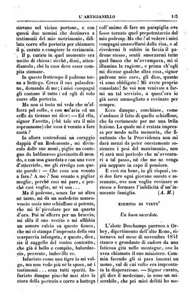 L'artigianello letture morali, religiose ed istruttive per servire alle scuole notturne di religione e alle famiglie