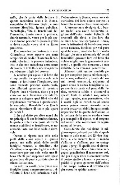 L'artigianello letture morali, religiose ed istruttive per servire alle scuole notturne di religione e alle famiglie