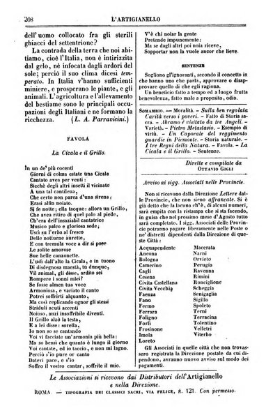 L'artigianello letture morali, religiose ed istruttive per servire alle scuole notturne di religione e alle famiglie