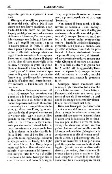 L'artigianello letture morali, religiose ed istruttive per servire alle scuole notturne di religione e alle famiglie