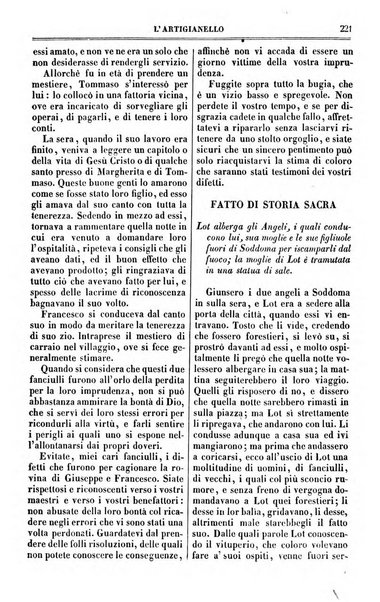 L'artigianello letture morali, religiose ed istruttive per servire alle scuole notturne di religione e alle famiglie